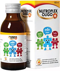 NUTROPLEX OLIGO PLUS ORANGE FLAVOUR นิวโทรเพล็กซ์ โอลิโก พลัส 100ml. รสส้ม สำหรับเด็ก